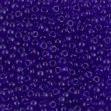 Miyuki rocailles Perlen 8/0 - Transparent cobalt 8-151